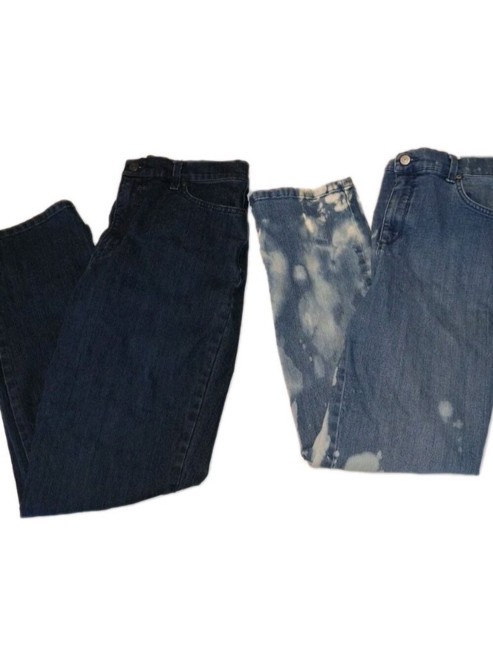 Gloria Vanderbilt Women’s Size 10 Short Blue Jeans 30X28 Lot Of Two